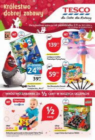 Zabawki z Tesco oferta od 6 do 19 listopada 2014 Gazetka Tesco z zabawkami:lalki, samochody, książki