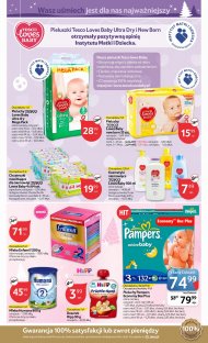 Kosmetyki do pielęgnacji niemowląt marki Tesco w trakcyjnych ...