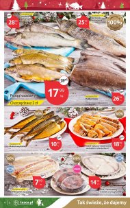 Duży wybór ryb w Tesco: sandacz patroszony, szczupak patroszony, ...