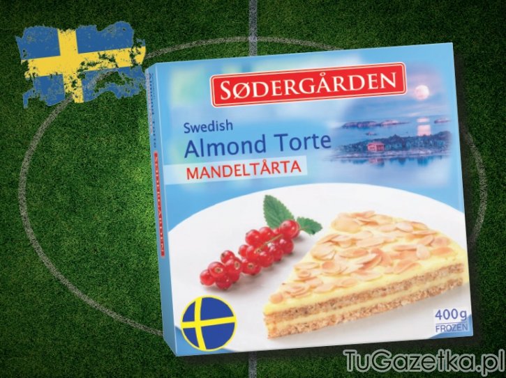 Szwedzki tort migdałowy