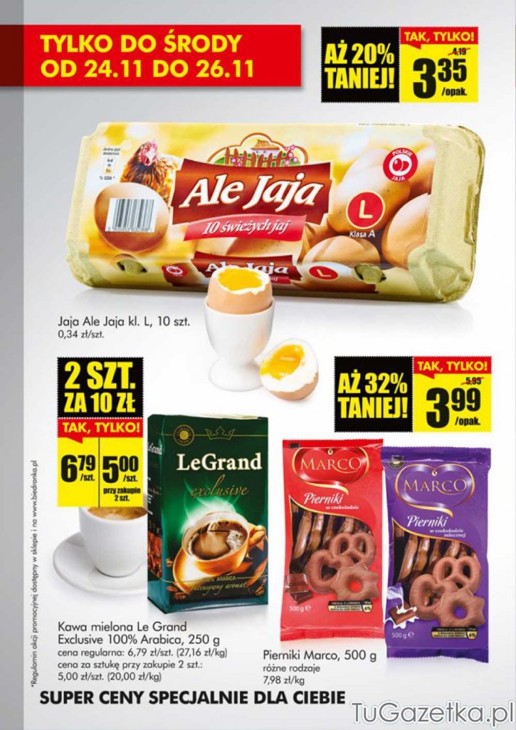 Promocyjne ceny na produkty spożywcze w Biedronce