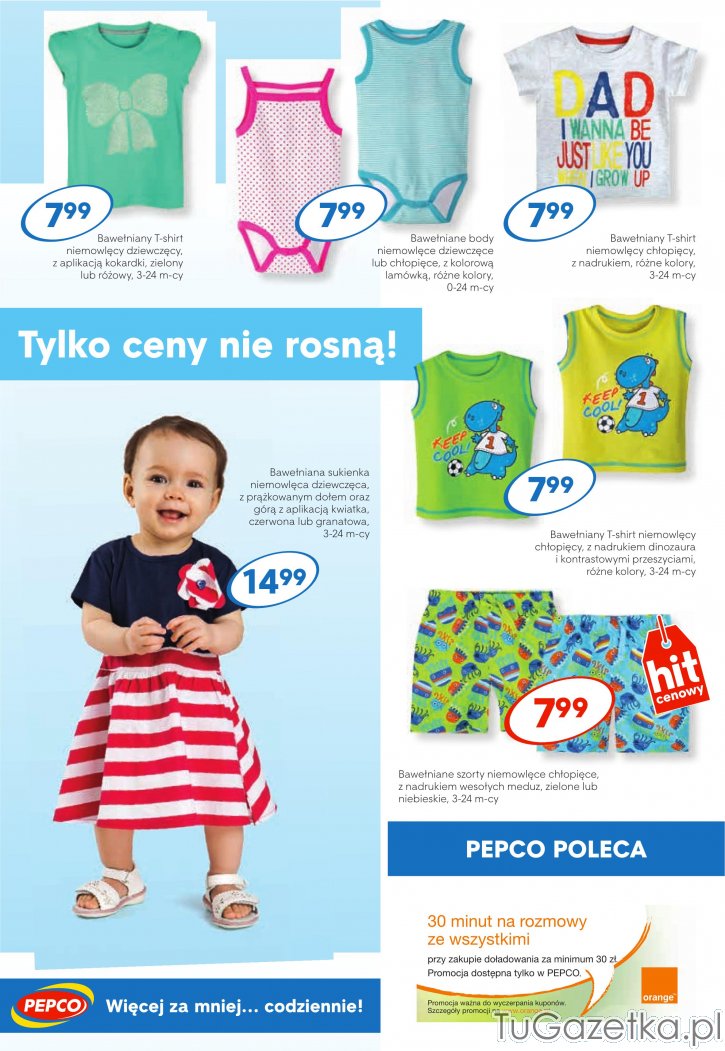 Gazetka Pepco oferta odzież niemowlęca