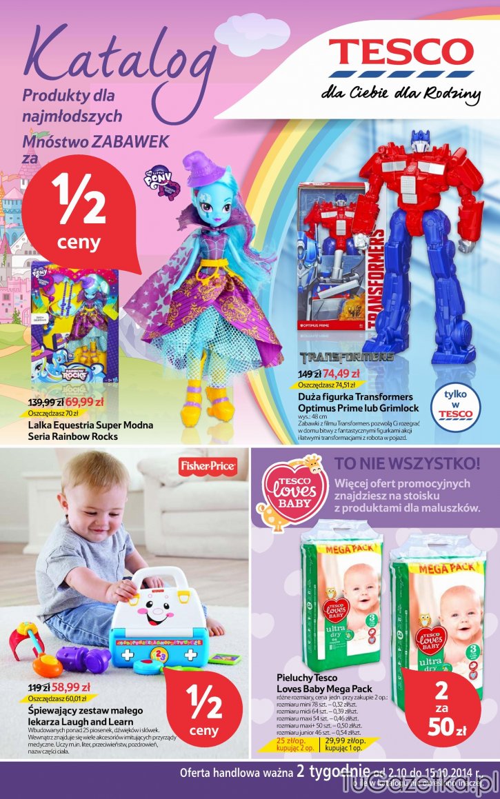Katalog zabawek, lalka Equestria, Transformers, zestaw małego lekarza