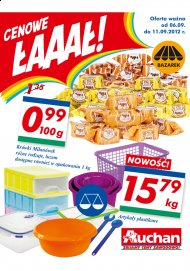 Gazetka Auchan promocje od 2012.09.06 do 11 września artykuły spożywcze, moda, RTV i do domu