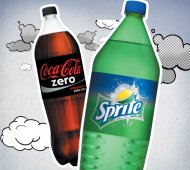 Coca-Cola Zero lub Sprite , cena 3,33 PLN za 2 L/1 opak. 
- ...