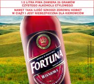 Piwo Fortuna Wiśniowa , cena 3,49 PLN za 0.5L/ 1 opak. 
- ...