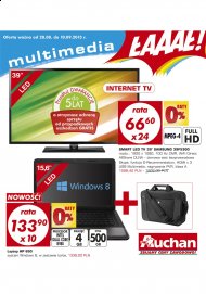Multimedia telewizory Gazetka Auchan promocje od 2013.08.28 do 10 września