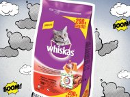 Whiskas karma dla kotów , cena 12,99 PLN za 1,7kg, 1kg = 7,64 ...