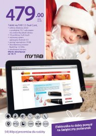 Tablet MyTab 10,1 cala do kupienia w Biedronce. Szklany ekran ...