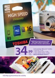 Karta pamięci Micro SD marki Toshiba o pojemności 16 GB w ...