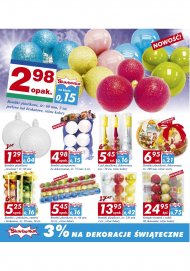 Świąteczne ozdoby w promocyjnych cenach w marketach Auchan. ...