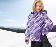 Dziewczęca kurtka narciarska , cena 129,00 PLN 
{i Nieprzemakalna, ...