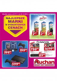 Gazetka Auchan najlepsze marki w dyskontowych cenach 2013.11.28 do 3 grudzień