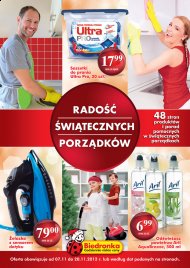 Biedronka promocje gazetka od 2012.11.07 do 22 listopad - 48 stron produktów do sprzątania domu