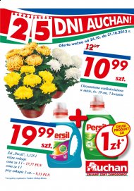 Gazetka Auchan promocje od 2012.10.24 do 31 październik 25 dni Auchan i oferty dnia