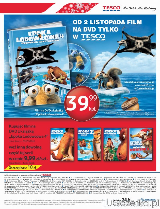 Gazetka Tesco Film DVD