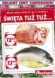 Gazetka Auchan promocje od 2012.12.05 oferta do 11 grudzień 2012
