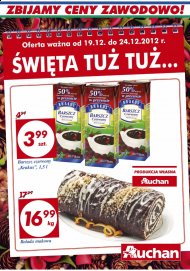 Gazetka Auchan promocje od 2012.12.19 do 24 grudzień