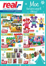 Gazetka Real promocje od 2012.12.15 do 2012.12.24 zabawki maskotki dla dzieci