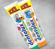 Pasta do zębów dla dzieci , cena 2,69 PLN za 125 ml/1 opak. ...