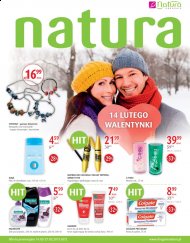Gazetka Natura promocje od 2013.02.14 do 27 luty - drogeria perfumeria