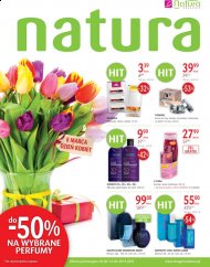 Gazetka Natura promocje od 2013.02.28 do 13 marzec. Perfumeria drogeria