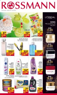 Gazetka Rossmann promocje od 2013.03.01 do 14 marca - perfumeria drogeria promocje
