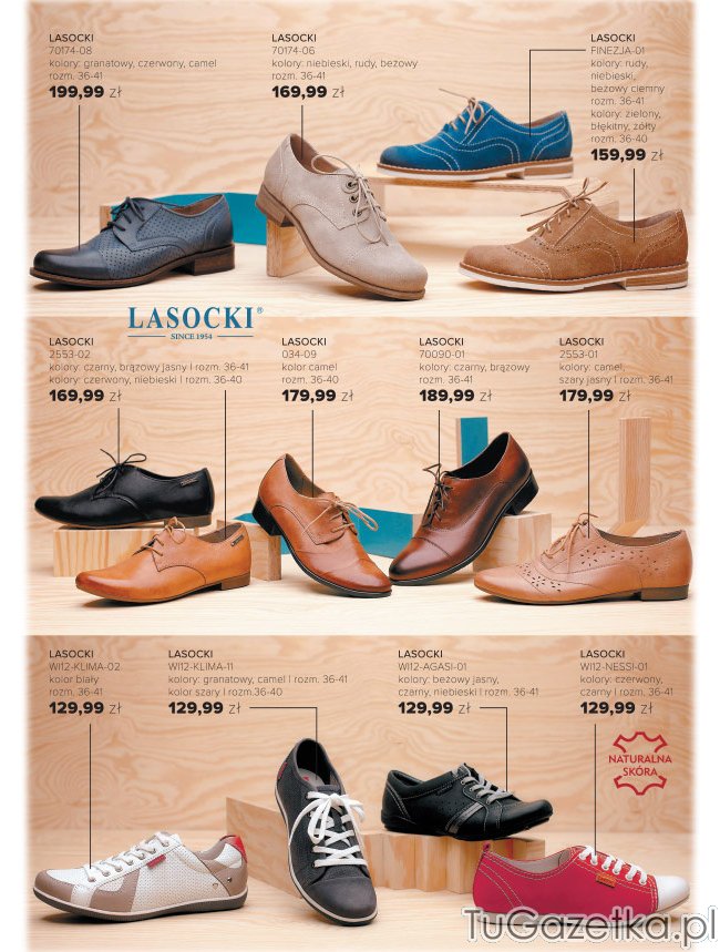 Męska kolekcja Lasocki pantofle