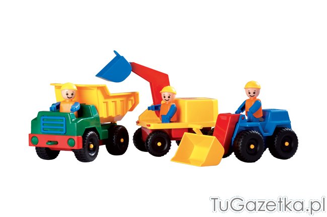 Pojazdy budowlane zabawki