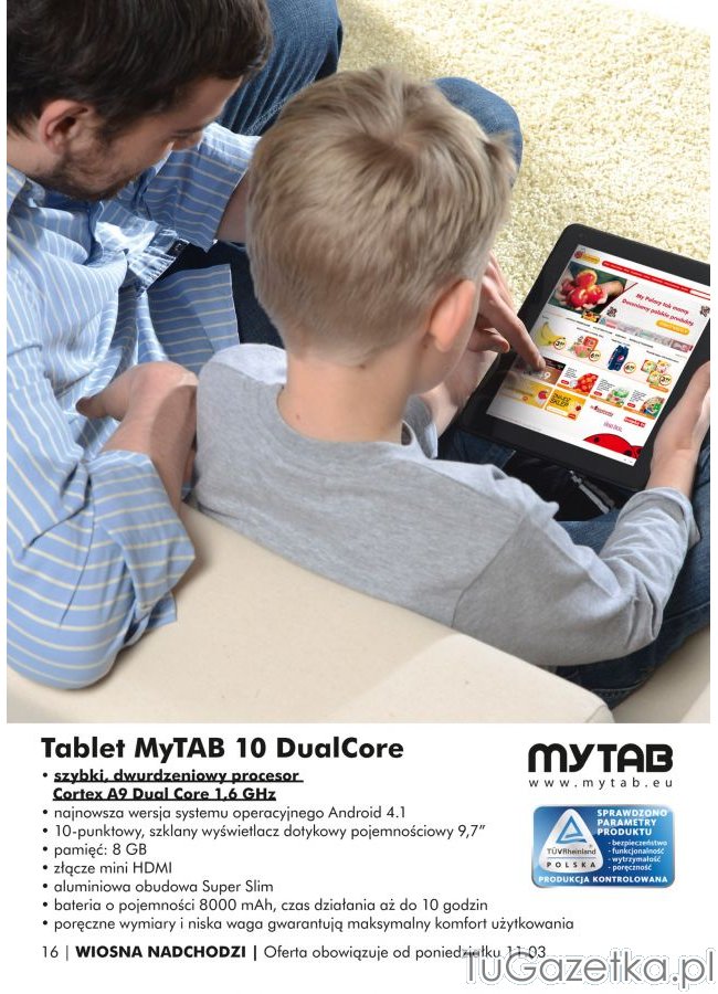 Tablet MyTab Dual Core 10