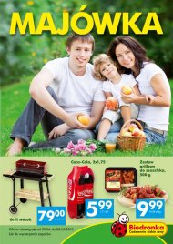 Biedronka promocje, gazetka od 2013.04.25 Majówka - grill, ogród
