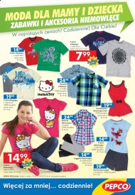 Gazetka Pepco promocje od 2013.04.12 do 25 kwietnia: wiosenna odzież dziecięca i moda damska