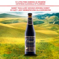 Grand Imperial Porter , cena 3,99 PLN za 500 ml 
- Piwo czarne, ...