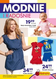 Biedronka promocje od 2013.05.13 dla dzieci ubranka niemowlęce i dziecięce, moda damska, zabawki